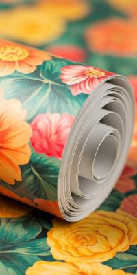 Vintage Floral Peel And Stick Wallpaper thumbnail