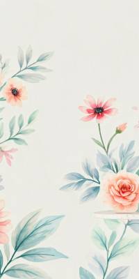 Watercolor Floral Wallpaper thumbnail