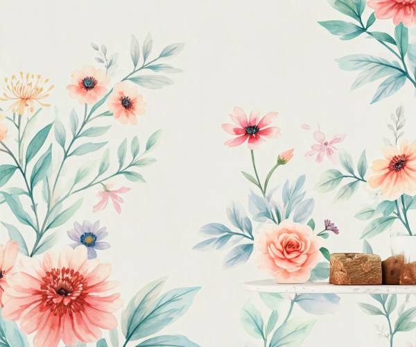 Watercolor Floral Wallpaper